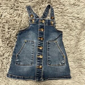 Wonder Nation Denim Button-Front Jumper